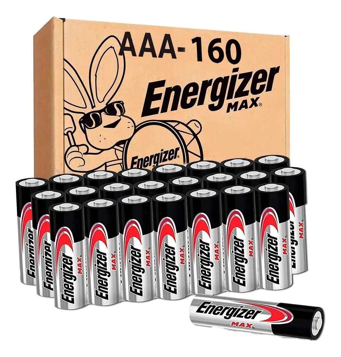 160 Pilas AAA Energizer MAX E92 Caja Cerrada