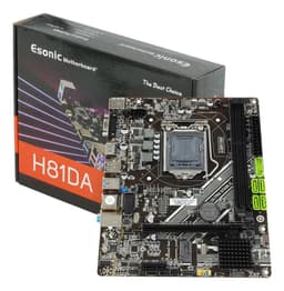 Placa Madre Intel H81 DA mATX LGA 1150 DDR3 HDMI SATA NVMe Esonic
