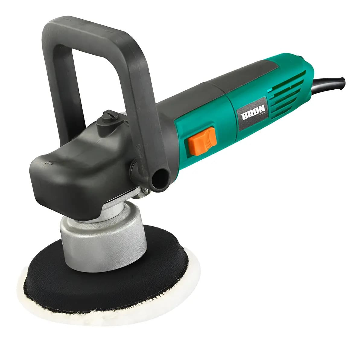 Pulidora Electrica Bron By Gadnic 850W Orbital Doble Accion 150mm 2000 A 6400 RPM Pulido Automotriz Rosca M12 Pro