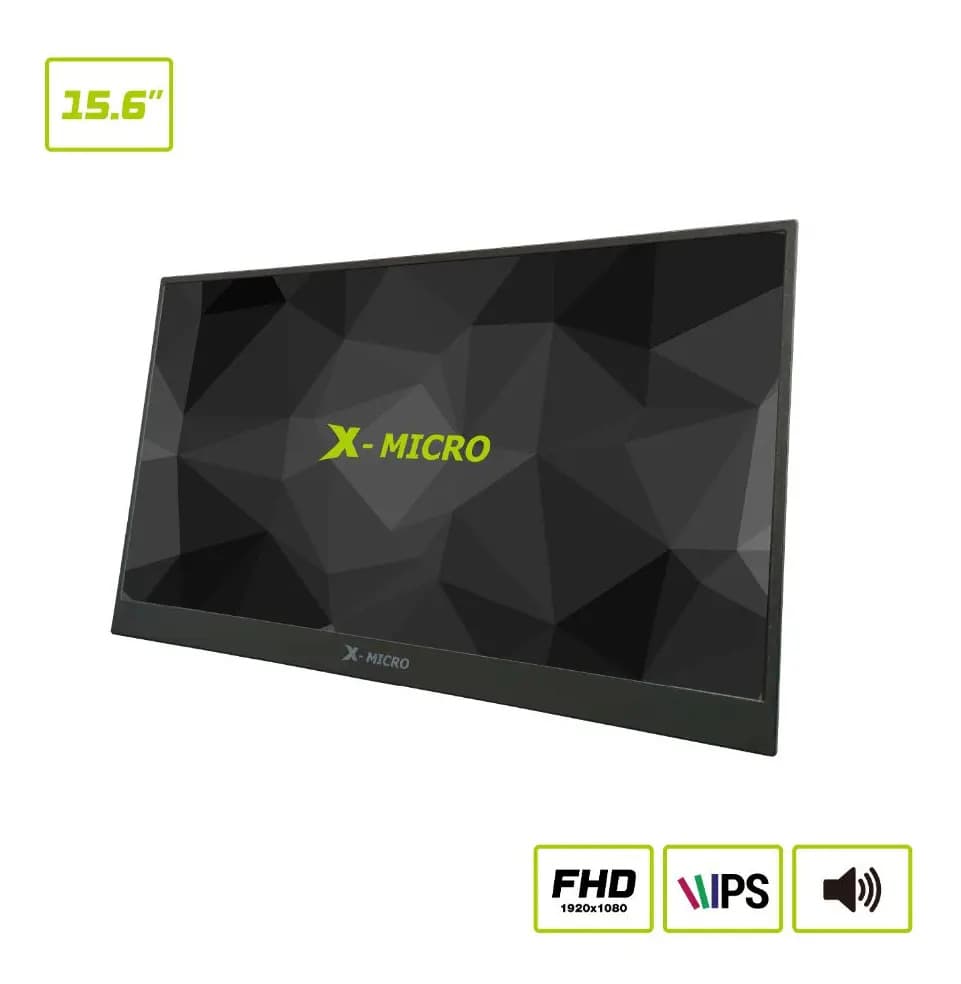 Monitor Portátil 15.6 X-micro Full Hd Ips 60hz X16f-ptb156e