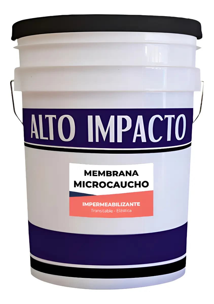 Membrana Caucho-goma X 20 Kg Acabado Mate Color Verde