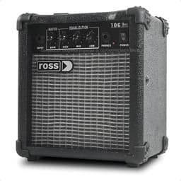 Amplificador Transistor Ross G10 Guitarra Eléctrica 10W Negro/Amarillo