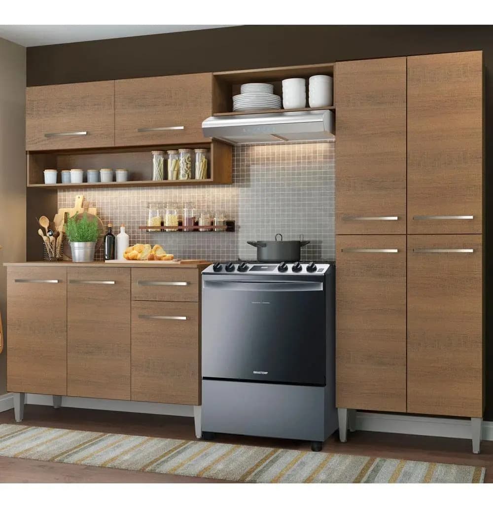 Combo de Cocina Madesa Emilly Sin Bacha 229cm