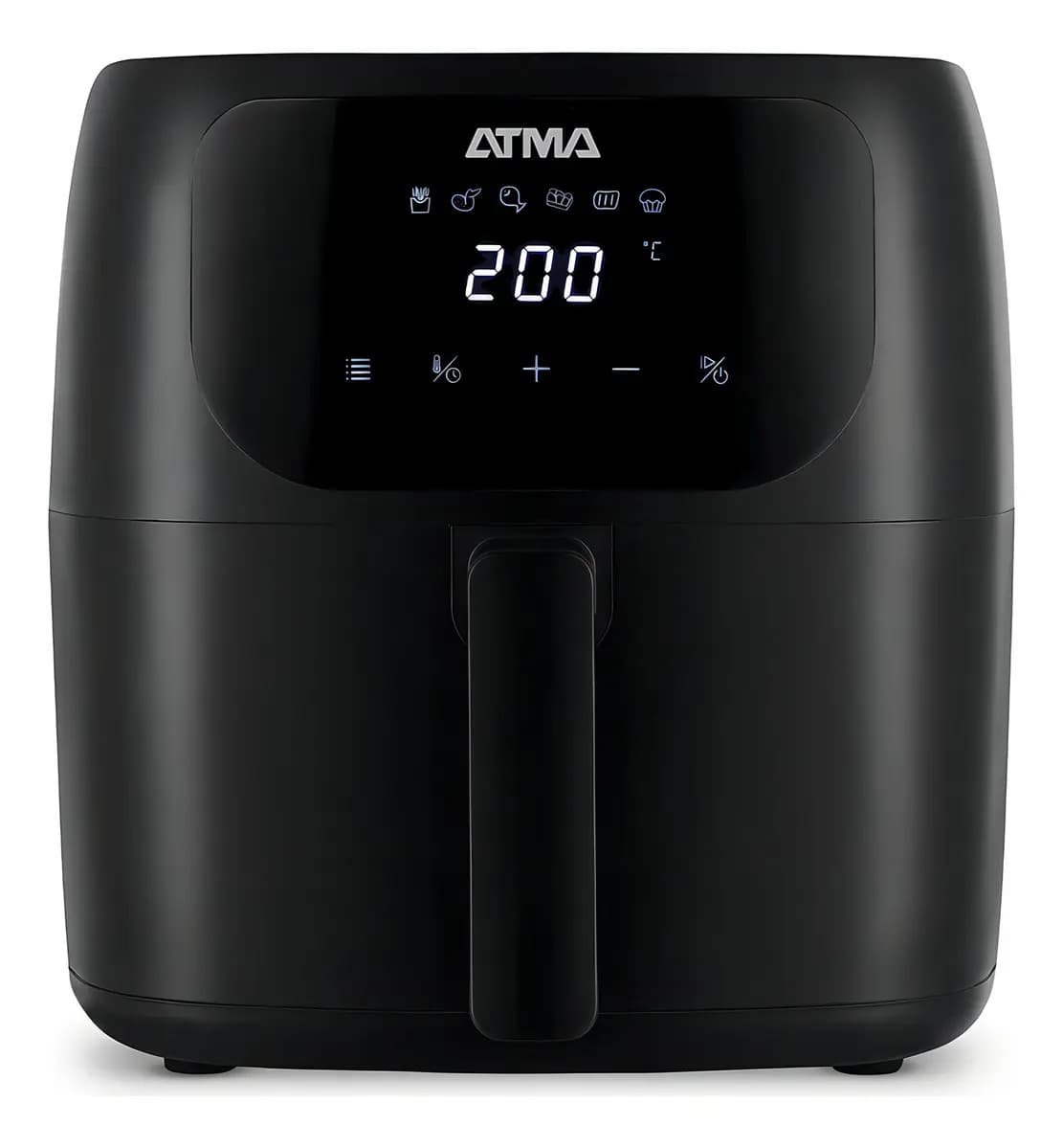 Freidora De Aire Digital Sin Aceite Atma Pro Fr60arbp 6,5l Color Negro