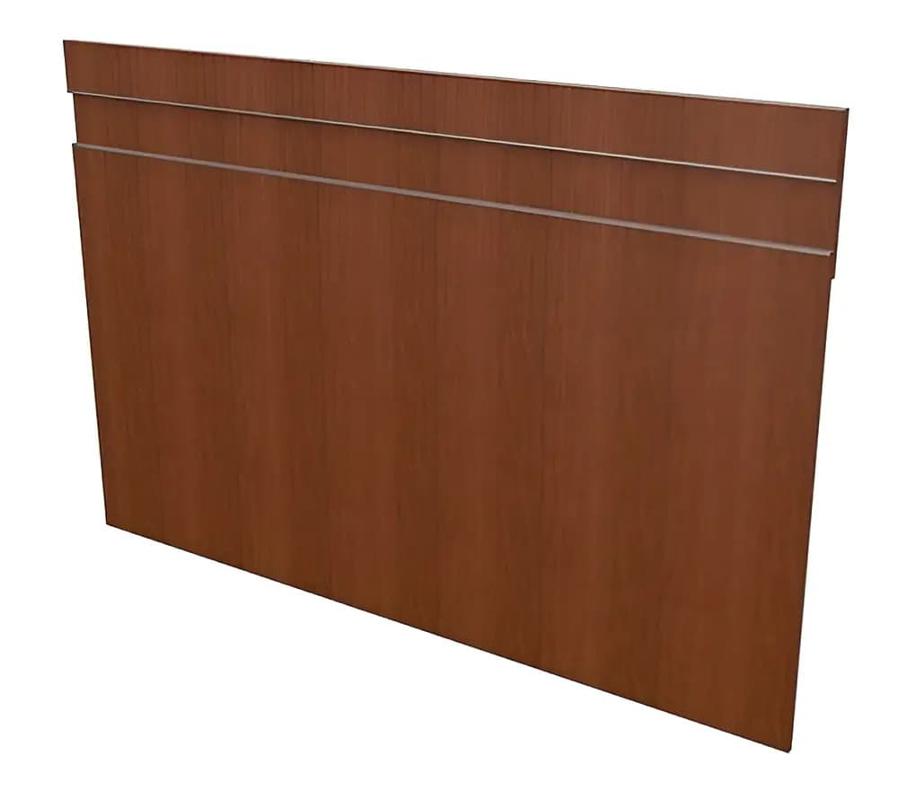 Respaldo De Cama Sommier Cabecera 2 Plazas Mosconi * Color Tabaco