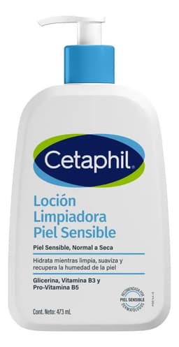 Cetaphil Loción Limpiadora Piel Sensible 473ml