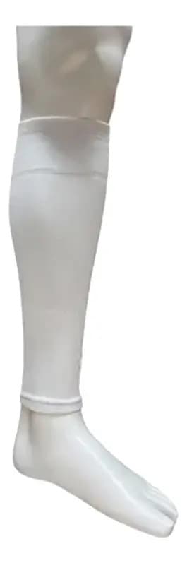 Pantorrillera Futbol Running Hockey X1 Par Color Blanco 30-35