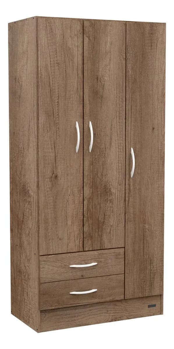 Placard 3 Puertas Pack Color Grei