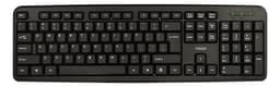 Teclado Noganet QWERTY NKB-78011 español color negro