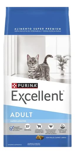 Alimento Excellent Gato Adulto x15kg
