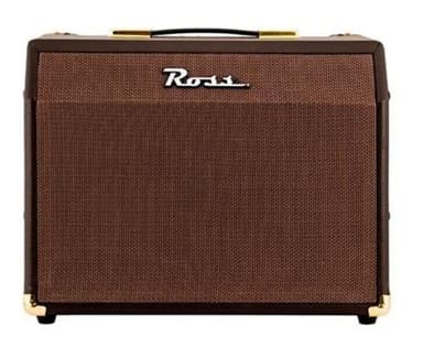 Amplificador Ross A25C Combo Transistor 25W 3 Canales XLR Marrón