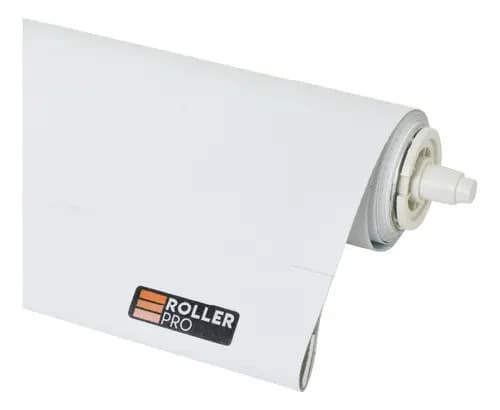 Cortina Roller Blackout 134x180cm Blanco - Roller Pro Black Out 100% Bloqueante Solar, Facil Instalacion, Tela Pvc Resistente, Aislante Termico Y Acustico, Soportes Metalicos, 134 Ancho X 180 Alto