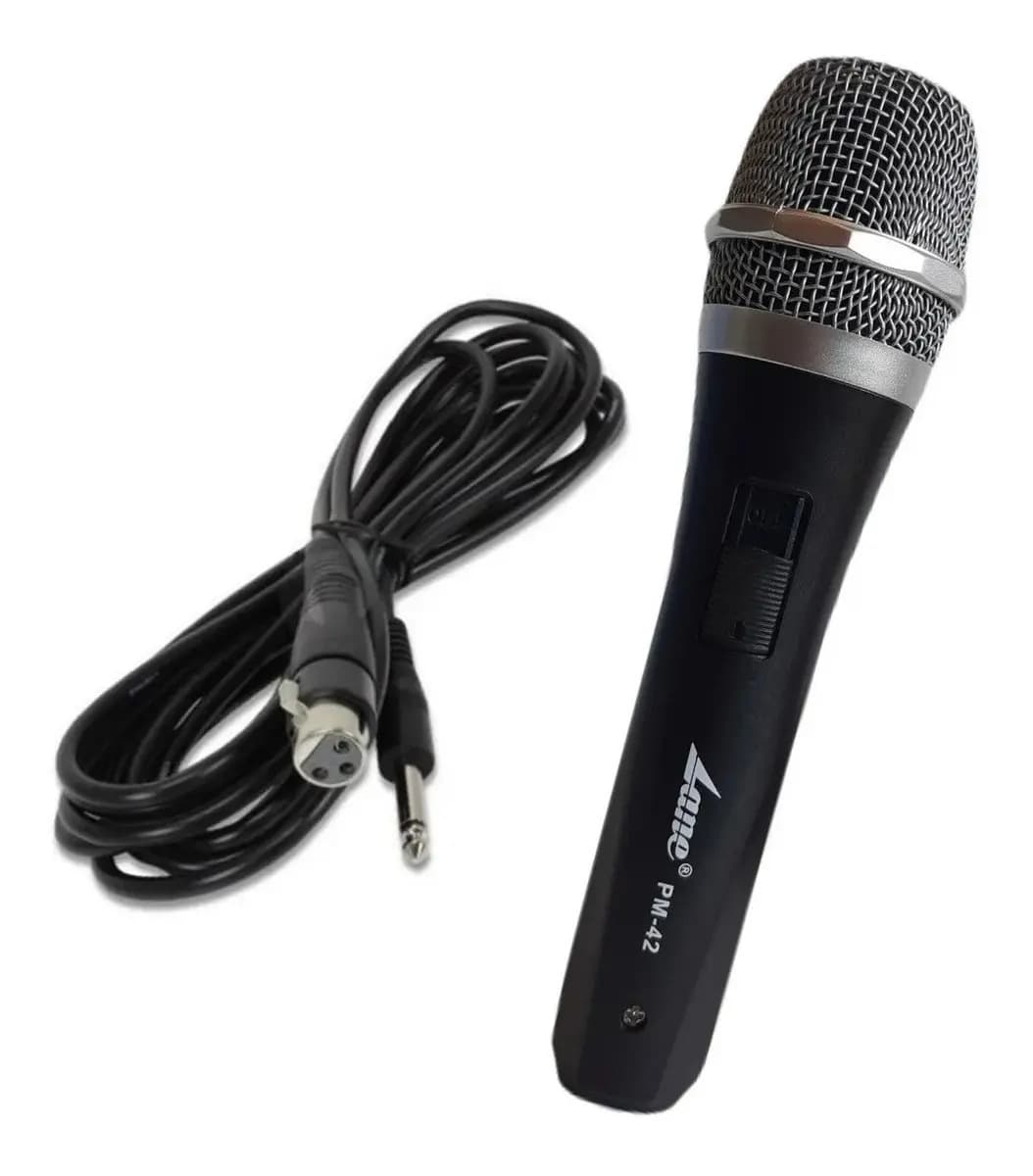 Micrófono Dinámico Lane PM-42 Unidireccional XLR Jack 6.3 mm