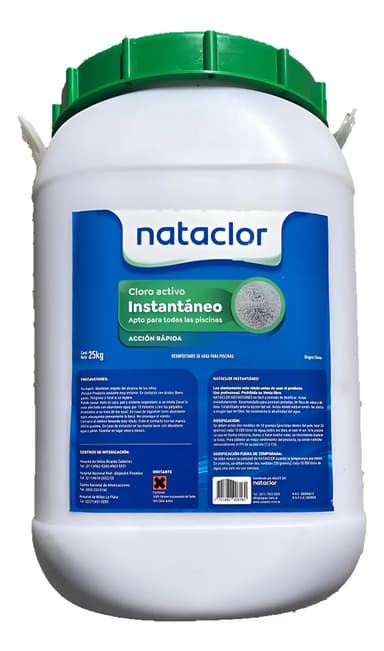 Cloro Granulado Nataclor de Disolución Rápida para Piscinas 25 kg