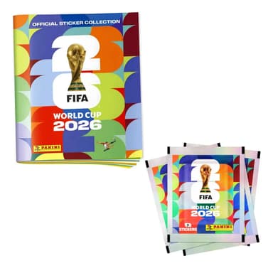 Pack Album Mundial 2026 Fifa Panini + 2 Sobres Figuritas
