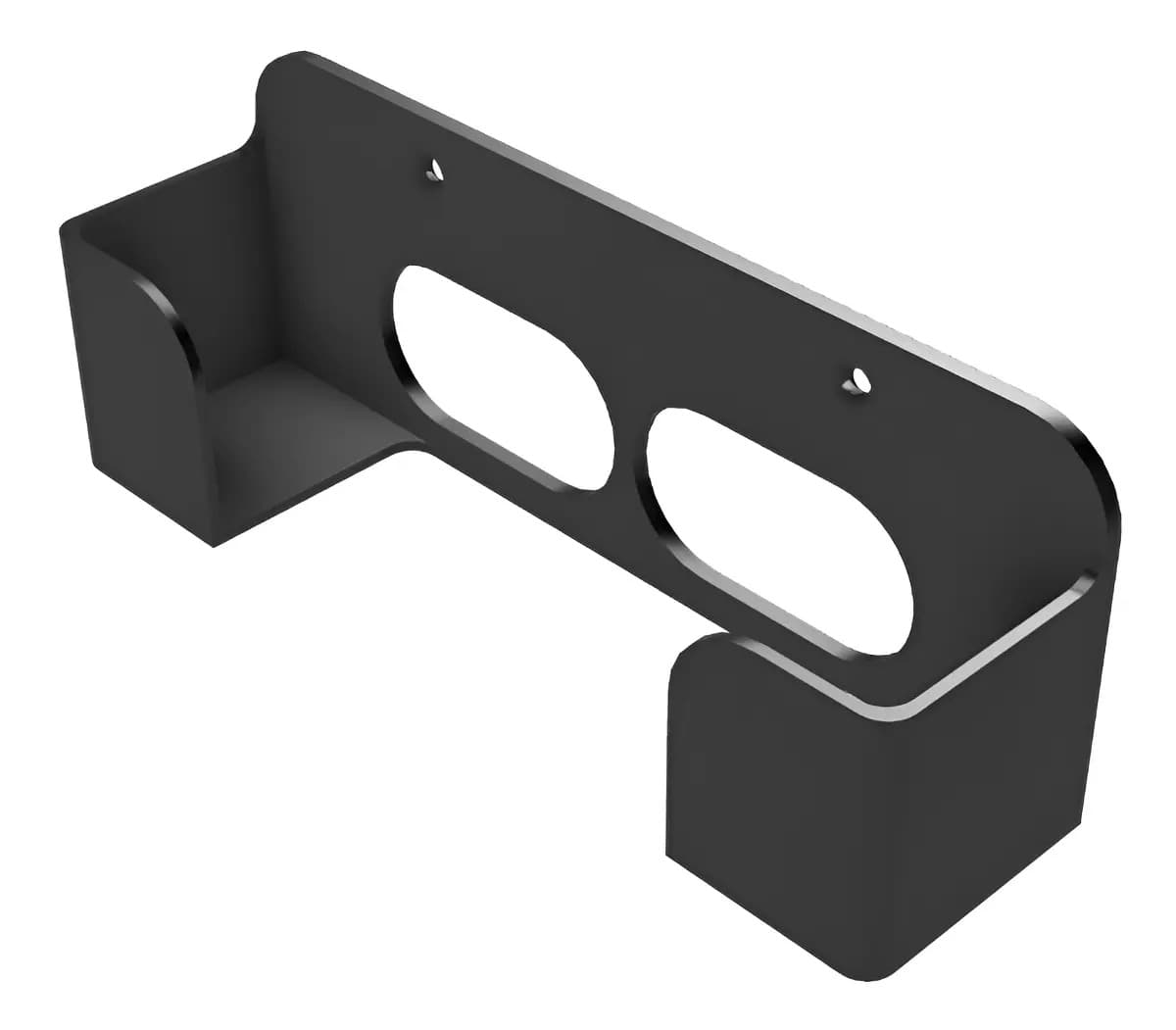 Soporte Pared Decodificador Flow Tv Clasico Nextsale Negro
