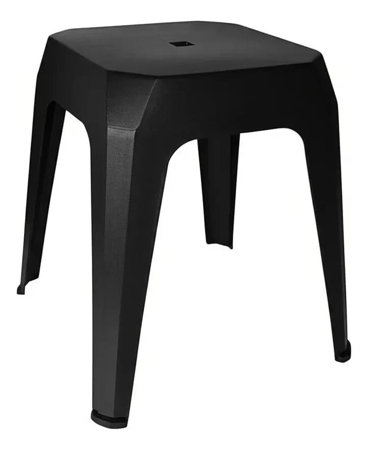 Banco Banqueta Plastica Apilable Ultraresistente Versatil Taburete Auxiliar Multiuso Resistente Robusto Elegante Para Todo Tipo De Uso Oficina Hogar Eventos Laburo Y Juntadas X4