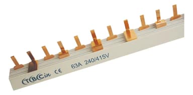 Peine De Conexion Bipolar Para 27 Termicas 63a 1m Tbcin