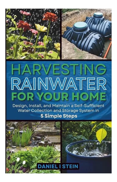 Harvesting Rainwater For Your Home: Design, Install, And
