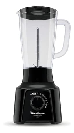 Licuadora Moulinex Powermix Negra 8 Velocidades 2 Litros Negro