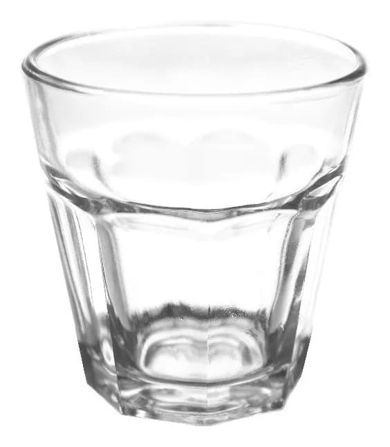 Vaso Oslo Vidrio Flint 100ml X6 Rigolleau Café Soda Color Transparente