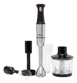 Mixer Licuadora De Mano Con Accesorios Borgen 800 W Acero Gris