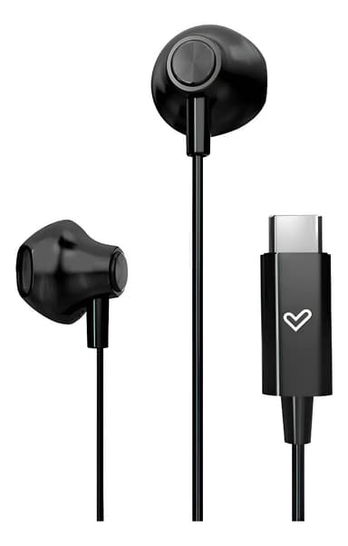 Auriculares In-ear USB-C Micrófono Sonido HD Energy Sistem EasyPods Negro