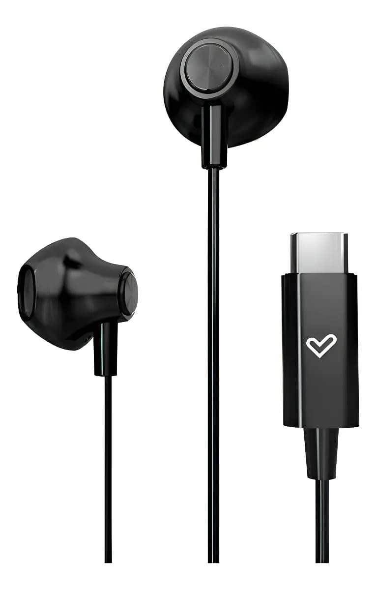 Auriculares In-ear USB-C Micrófono Sonido HD Energy Sistem EasyPods Negro