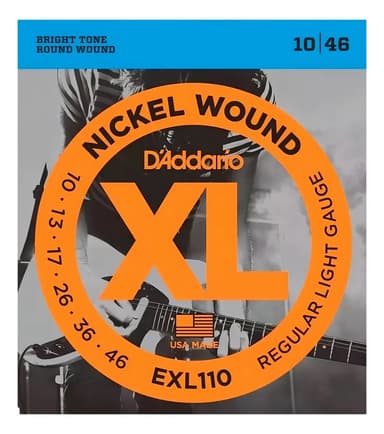 Encordado Cuerdas Para Guitarra Electrica Daddario EXL110 010-046