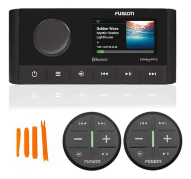 Sistema De Sonido Marino Con 2 Controles Inalámbricos Negro