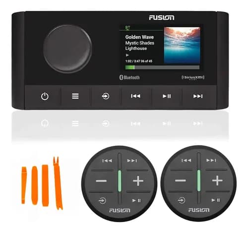 Sistema De Sonido Marino Con 2 Controles Inalámbricos Negro