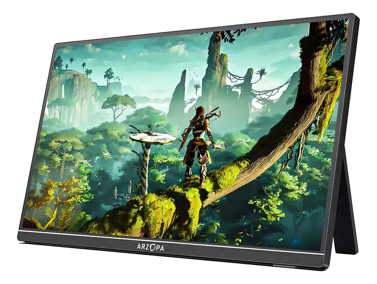Monitor Arzopa Portátil A1s 14'' Uhd 2025 Hdmi Parlante 1080 Color Negro