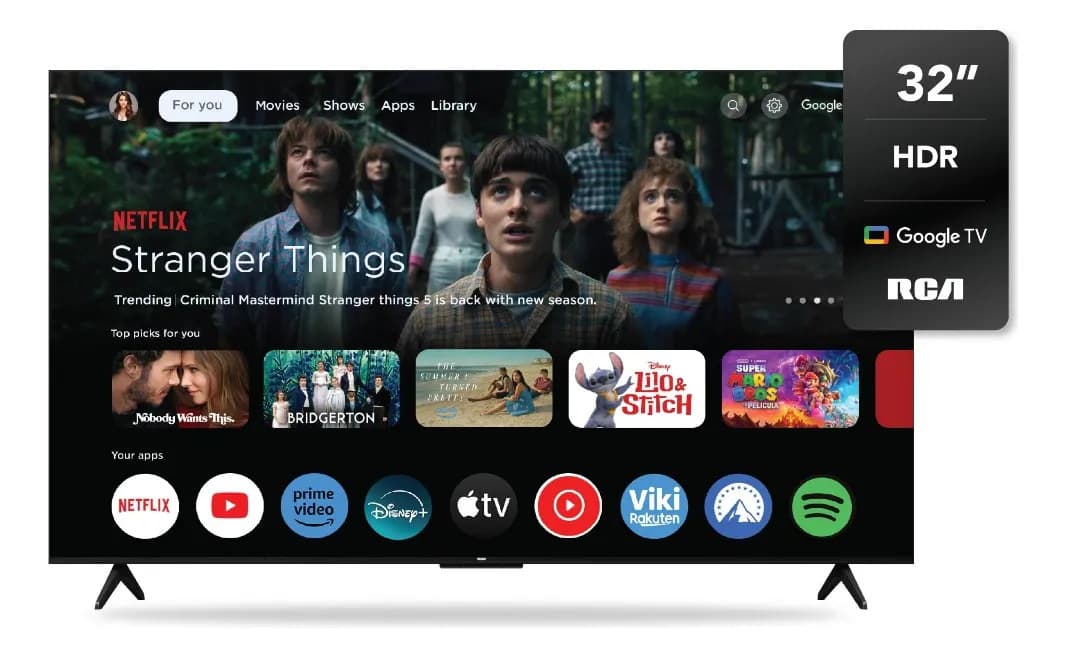 Televisor R32gl100 Led Google 32 Pulgadas Rca
