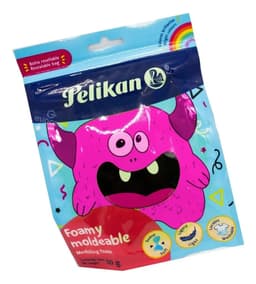 Foamy Pelikan Goma Masa Moldeable Flexible Y Suave 50gr X1 Color Magenta