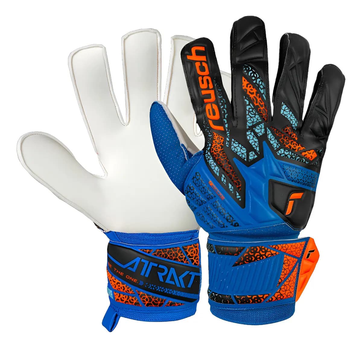 Guante Arquero Attrakt Solid Reusch Exclusivo Color Azul Talle 11