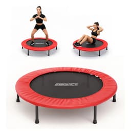 Mini Trampolin Gimnasia Fitness Profesional 36 Steps + Funda Rojo