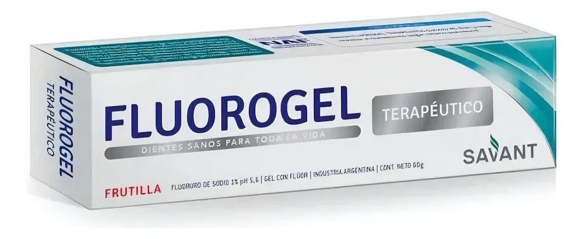 Fluorogel Terapéutico Frutilla Gel Dental X 60g