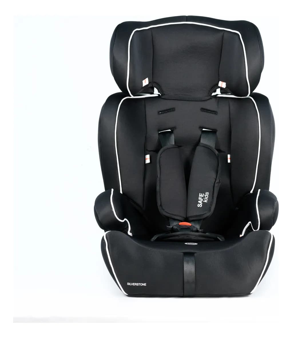 Booster Auto Bebe Mega Baby Silverstone 3 En 1 De 9 A 36 Kg Color Negro