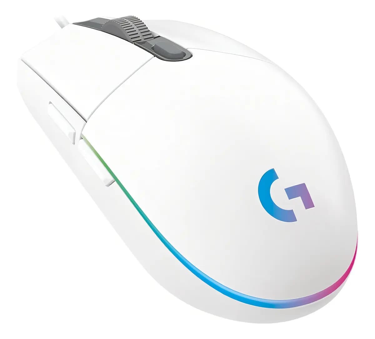 Mouse gamer de juego Logitech GG Series G203 Lightsync blanco
