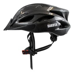 Casco Bicicleta Dakota Regulable Liviano Con Visera Ventilación Color Negro