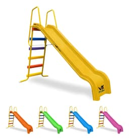 Tobogan Infantil VX Play 5 Escalones Bajada Rotomoldeo Doble Pared Color Amarillo