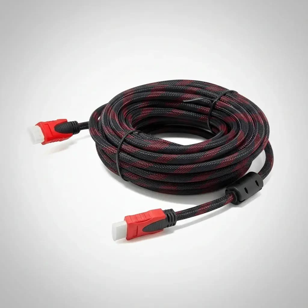 Cable Hdmi Largo 15 Metros Mallado Filtros Reforzado Full Hd Tv Monitor Notebook Proyector
