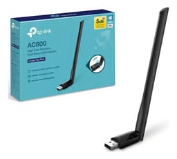 Receptor Wifi Tp Link T2u Ac600 Plus Adaptador Red Usb Wifi Dual Band Internet