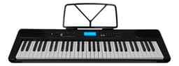 Teclado 61 Teclas Sensitivas 500 Timbres Y Usb-midi Color Negro Sunset Sk188