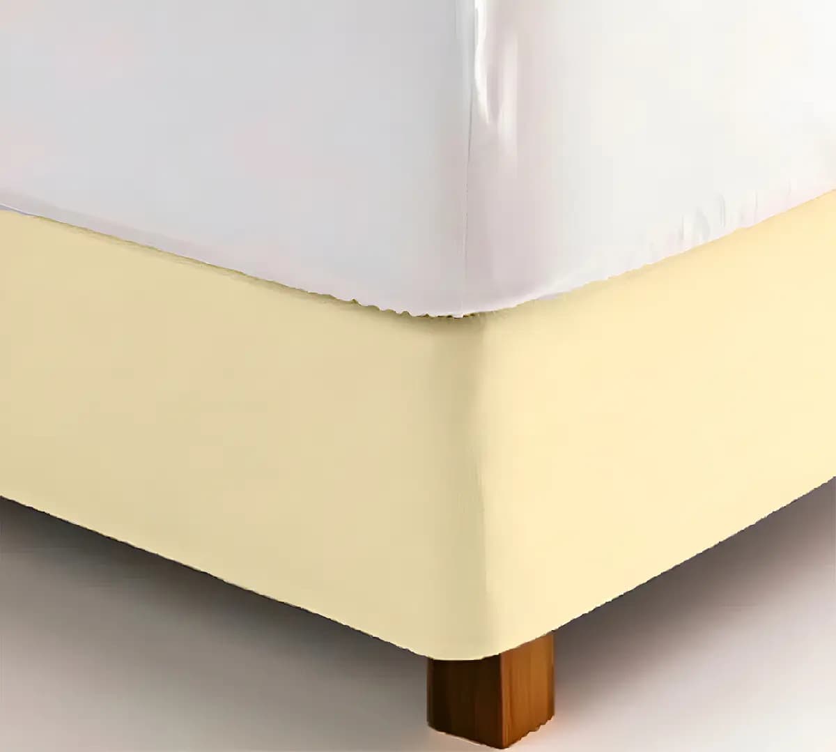 Cubre Sommier King Size 1.80 X 2 Elastizado Color Natural