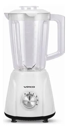 Licuadora Con Jarra De Plástico Color Blanco W1800 Winco