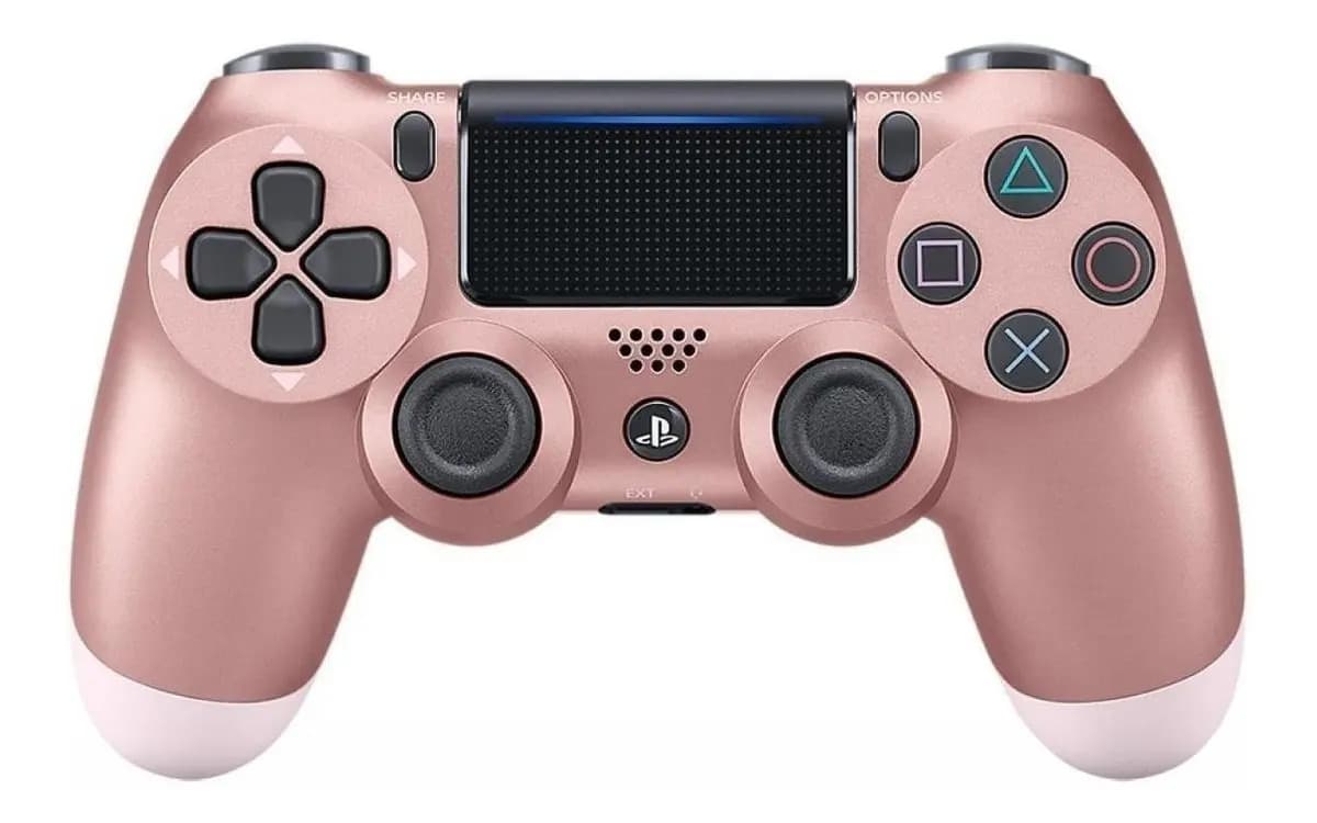Control De Joystick Inalámbrico Sony Playstation Dualshock 4 Color Rose Gold