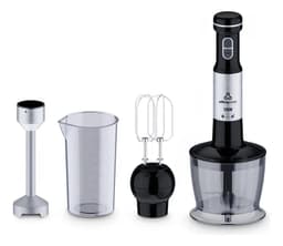Mixer Ultracomb Lm-2555 Minipimer Vaso 800ml + Bowl Picador Color Negro