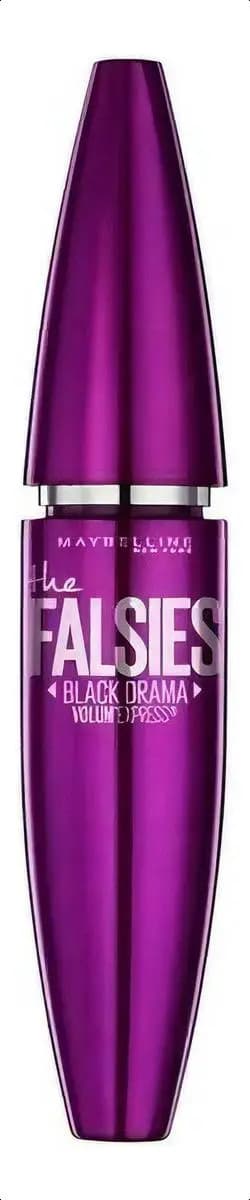 Máscara De Pestañas The Falsies Maybelline Color Negro Washable