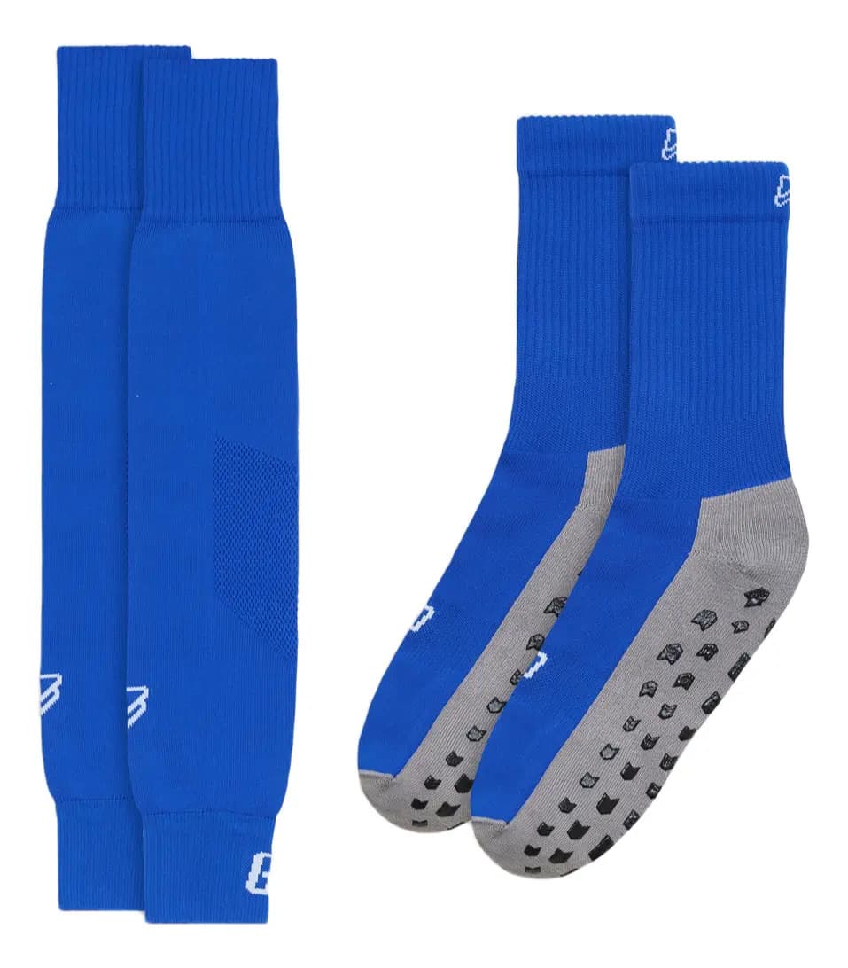 Media Kit Antideslizante + Pantorrillera Floyd Go® Deporte Color Francia Talle Unico Del 41 Al 45
